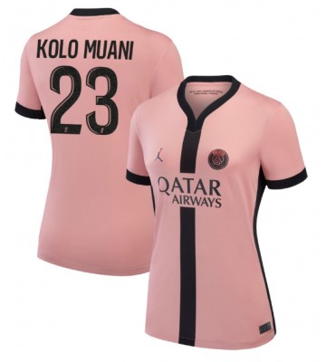 Paris Saint-Germain Randal Kolo Muani #23 Tercera Equipación Mujer 2024-25 Manga Corta